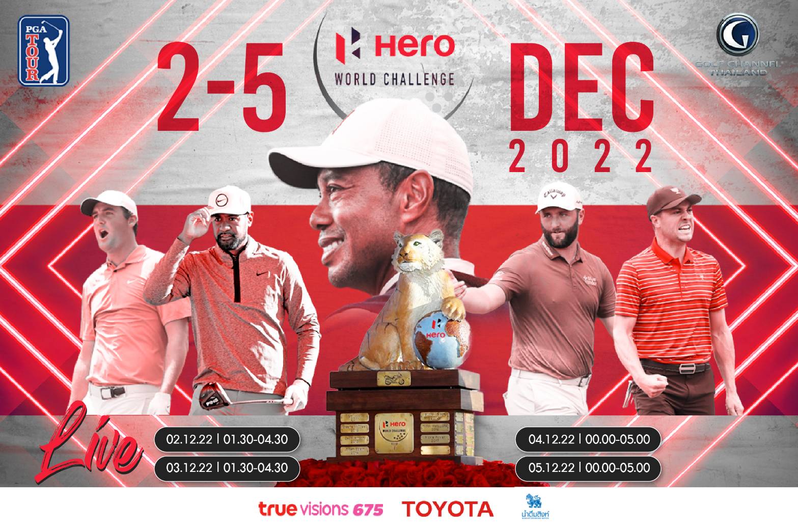 PGA Tour Hero World Challenge Golf Channel Thailand