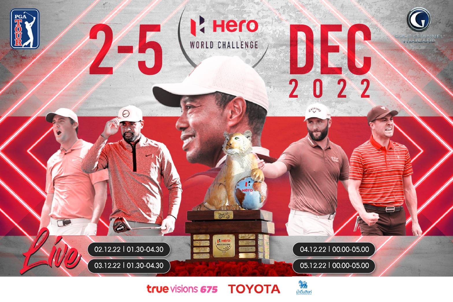 pga tour hero world challenge 2022