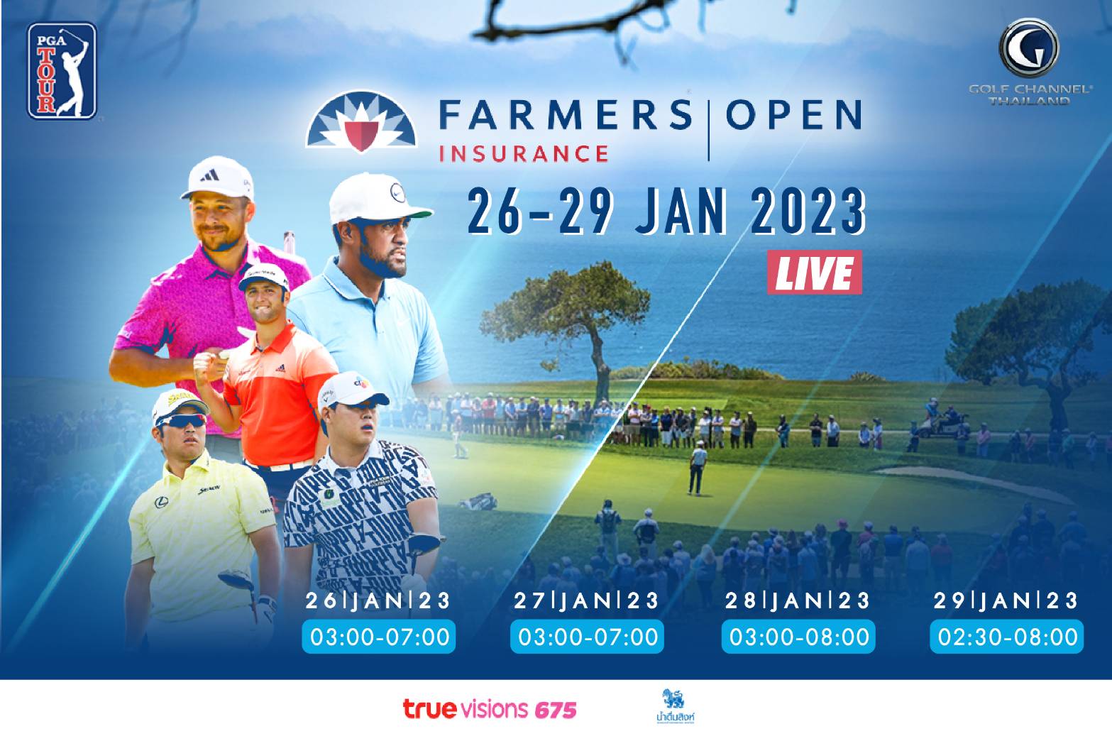 PGA Tour Farmers Insurance Open Golf Channel Thailand